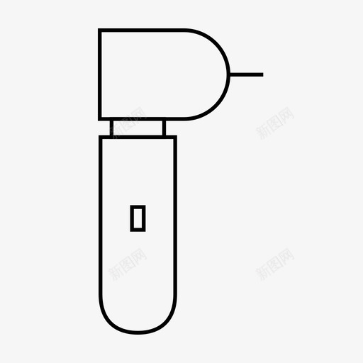 牙钻牙医孔牙图标svg_新图网 https://ixintu.com 孔牙 牙医 牙钻