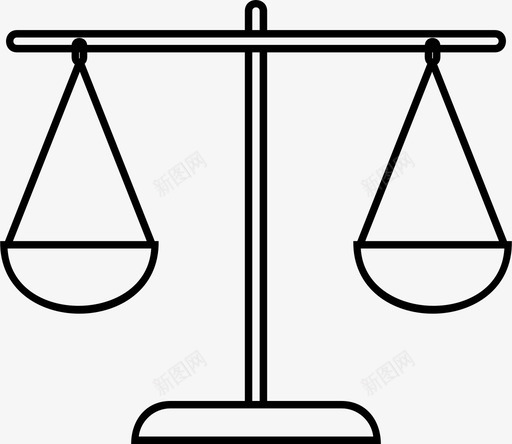 正义平衡尺度法院图标svg_新图网 https://ixintu.com 平衡尺度 正义 正义平衡尺度法律法庭 法律 法院