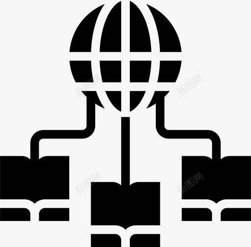 在线资源远程教育e学习图标svg_新图网 https://ixintu.com e学习 e学习扎实 在线资源 教育 远程教育