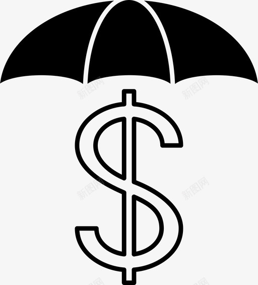保险保证抵押品图标svg_新图网 https://ixintu.com 保证 保险 保险保证 抵押品 担保 美元担保