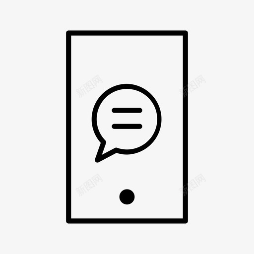 聊天手机语音泡泡图标svg_新图网 https://ixintu.com 手机 手机聊天 聊天 语音泡泡