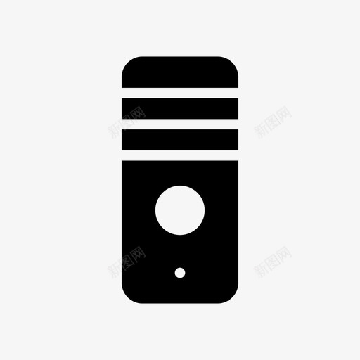 桌面计算机主机图标svg_新图网 https://ixintu.com pc 主机 桌面 网络 网络共享字形图标 计算机