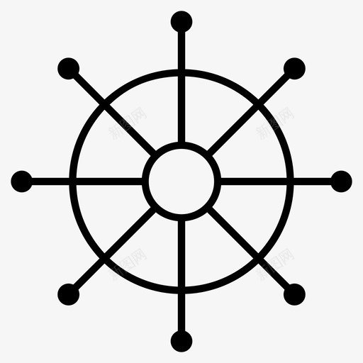 船轮船航海图标svg_新图网 https://ixintu.com 帆船 掌舵 航海 航行 船 船轮