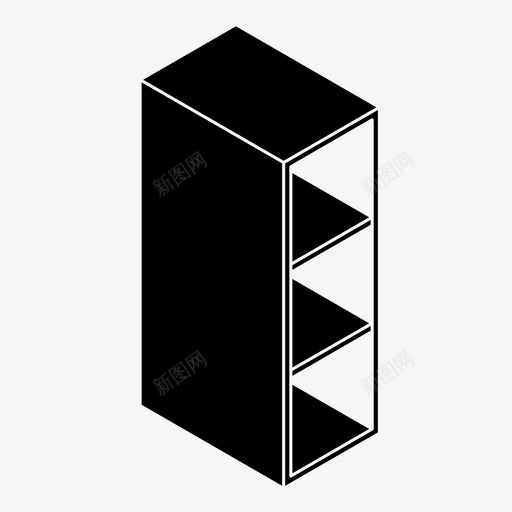 橱柜办公桌抽屉图标svg_新图网 https://ixintu.com 办公桌 厨房 家具 抽屉 橱柜