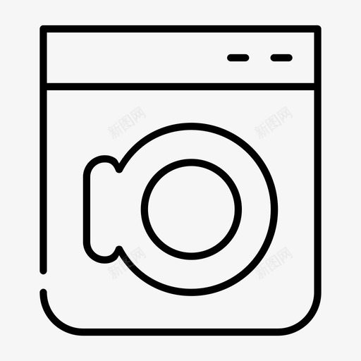 洗衣房洗衣机洗衣房缝隙薄图标svg_新图网 https://ixintu.com 洗衣房 洗衣房缝隙薄 洗衣机