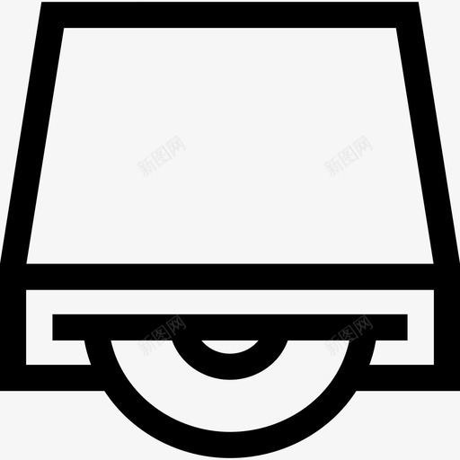 cdrom驱动器dvd图标svg_新图网 https://ixintu.com cdrom dvd 光盘 计算机硬件概述 驱动器