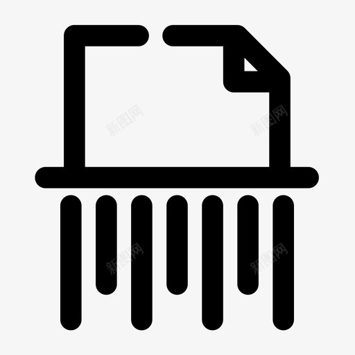 碎纸机销毁文档图标svg_新图网 https://ixintu.com 文档 混合1个空格粗体 碎纸机 销毁