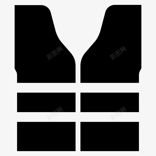 救生衣建筑背心安全背心图标svg_新图网 https://ixintu.com 安全背心 建筑背心 救生衣