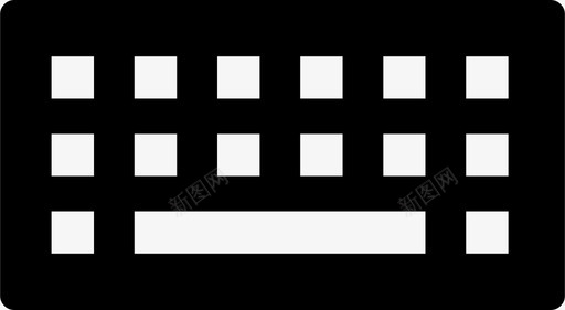 键盘计算机输入设备图标svg_新图网 https://ixintu.com 打字 计算机 输入设备 键盘