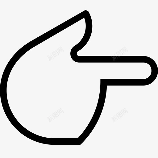 Hand - Pointing Rightsvg_新图网 https://ixintu.com Hand - Pointing Right