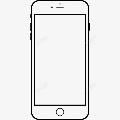 苹果手机iphone6s智能手机图标svg_新图网 https://ixintu.com iphone6s 智能手机 苹果手机
