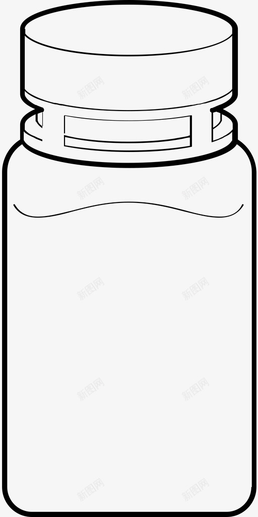 方瓶医药供应图标svg_新图网 https://ixintu.com 供应 医疗用品 医药 方瓶