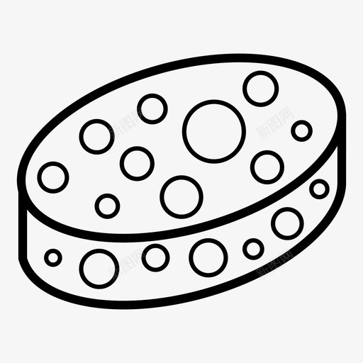 海绵浴室清洁剂图标svg_新图网 https://ixintu.com 洗涤液 浴室 海绵 清洁剂 肥皂