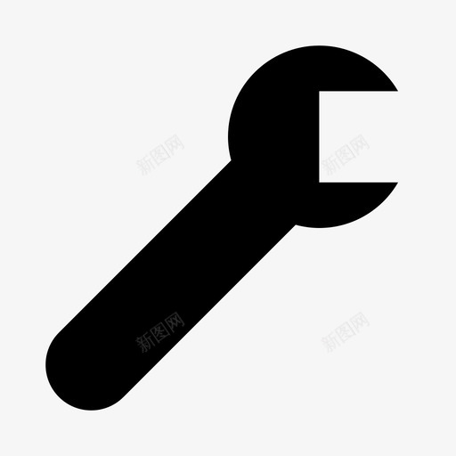扳手工具micro8图标svg_新图网 https://ixintu.com micro8 工具 扳手