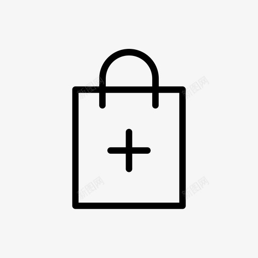 添加产品包购买图标svg_新图网 https://ixintu.com 包 商店 添加产品 电子商务 购买 购物