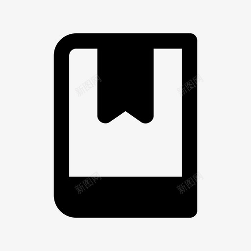书籍通讯簿书签图标svg_新图网 https://ixintu.com 书签 书籍 商务 教育 笔记本 通讯簿