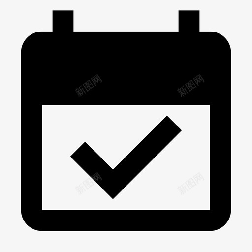 活动可用日历实用程序图标svg_新图网 https://ixintu.com 实用程序 日历 活动可用