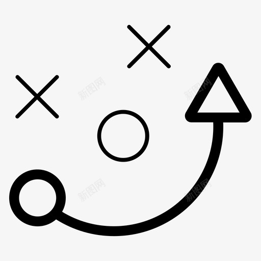 商业战略规划战略规划图标svg_新图网 https://ixintu.com 商业战略 大纲商业图标集3 战略规划 规划