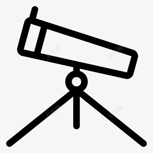 望远镜天文学工具图标svg_新图网 https://ixintu.com 天文学 工具 时空 望远镜
