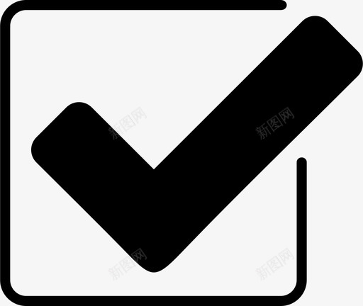 选中检查表选中复选框图标svg_新图网 https://ixintu.com 选中复选框 选中检查表