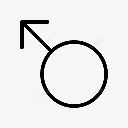男性别火星图标svg_新图网 https://ixintu.com 性 性别 火星 男 移动 移动用户界面设计