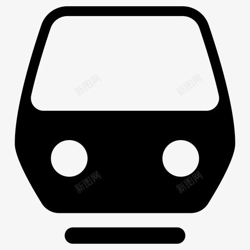 火车高速铁路图标svg_新图网 https://ixintu.com 交通 地铁 火车 铁路 高速