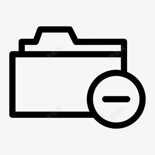 删除文件夹存档文档图标svg_新图网 https://ixintu.com 删除文件夹 存档 文档 用户界面