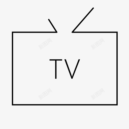 电视剧svg_新图网 https://ixintu.com 电视剧 线性