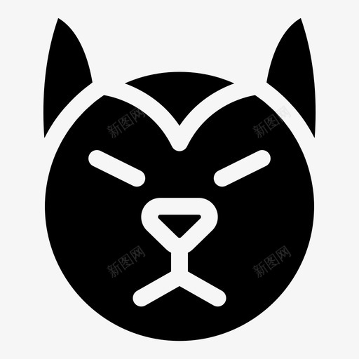 哈士奇狗动物主义图标svg_新图网 https://ixintu.com 动物主义 哈士奇 狗