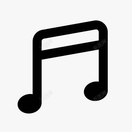 音乐笔记乐器音节图标svg_新图网 https://ixintu.com 乐器 可爱的游戏图标 调音 音乐笔记 音节 音调