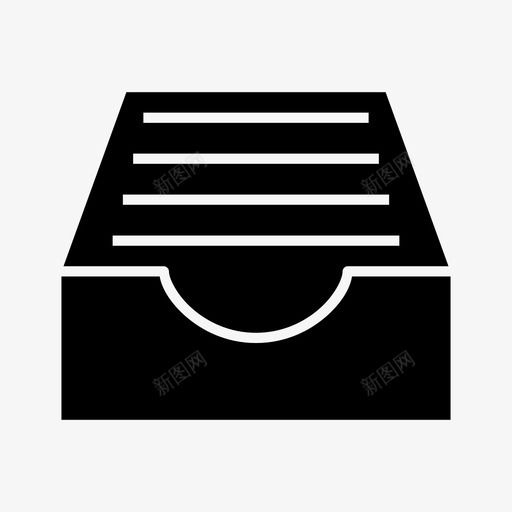 文件存储归档文件柜图标svg_新图网 https://ixintu.com 归档 抽屉 文件存储 文件柜