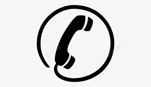 电话咨询(灰色)svg_新图网 https://ixintu.com 电话咨询(灰色)