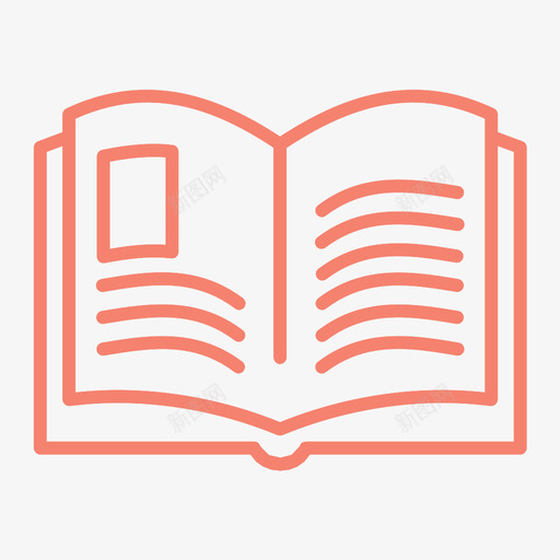 课本教育开卷图标svg_新图网 https://ixintu.com 开卷 教育 课本 阅读