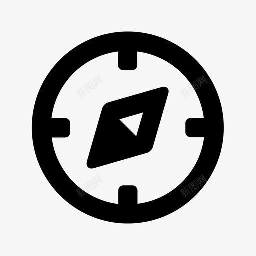 罗盘冒险远足图标svg_新图网 https://ixintu.com 冒险 生存 罗盘 运动器材 远足