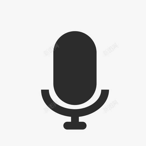 录音按钮2svg_新图网 https://ixintu.com 录音按钮2