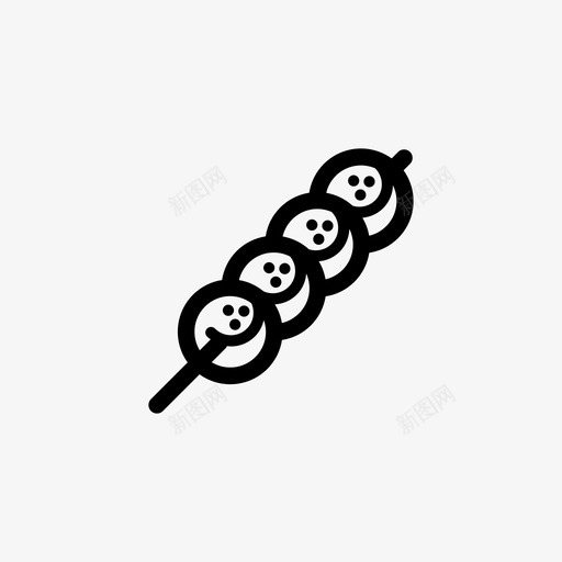 dango食品日本图标svg_新图网 https://ixintu.com dango 传统 小吃 日本 食品 食品饮料