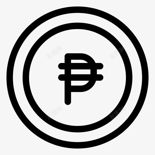 比索现金货币图标svg_新图网 https://ixintu.com 比索 现金 菲律宾 货币 货币行