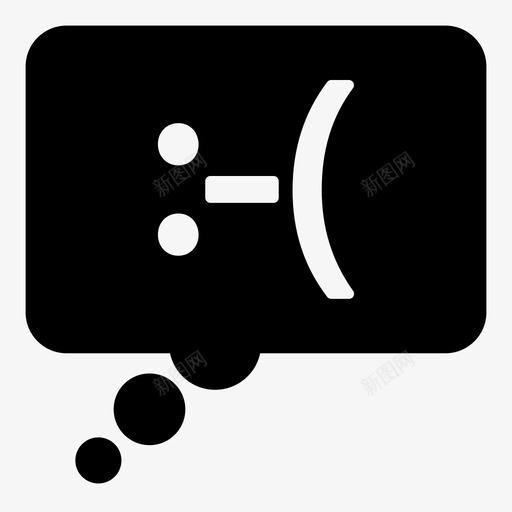 悲伤糟糕失望图标svg_新图网 https://ixintu.com 失望 思考 悲伤 糟糕 表情