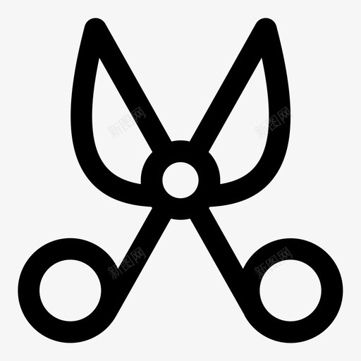 剪刀剪用户界面文档图标svg_新图网 https://ixintu.com 剪 剪刀 用户界面文档