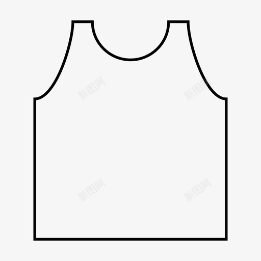 运动衫运动员趣味图标svg_新图网 https://ixintu.com 背心 趣味 运动员 运动系列 运动衫
