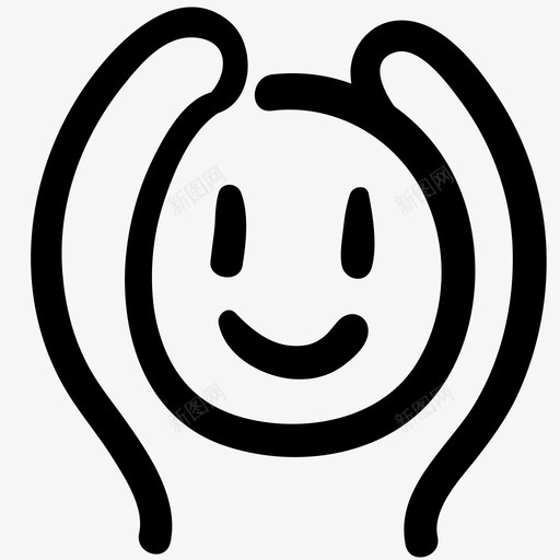 举起手臂化身涂鸦图标svg_新图网 https://ixintu.com 举起手臂 人类 化身 化身基本轮廓涂鸦 涂鸦 爱