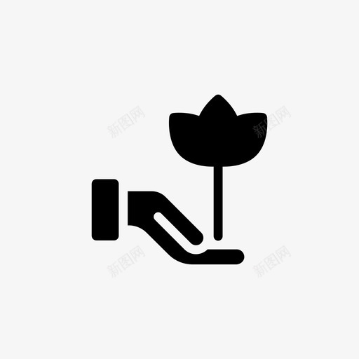 成长手植物图标svg_新图网 https://ixintu.com 成功 成长 手 技术 植物 项目规划字形卷1