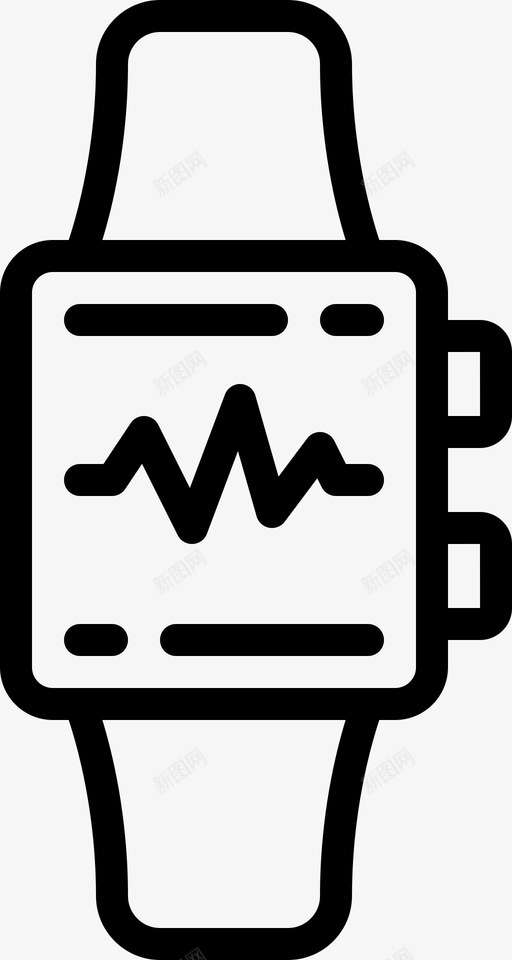 健身应用程序运动健康图标svg_新图网 https://ixintu.com Pretycons体育卷1大纲 健康 健身应用程序 运动