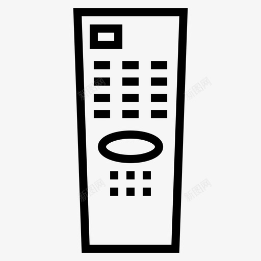 遥控器电视电影院图标svg_新图网 https://ixintu.com 电影院 电视 遥控器