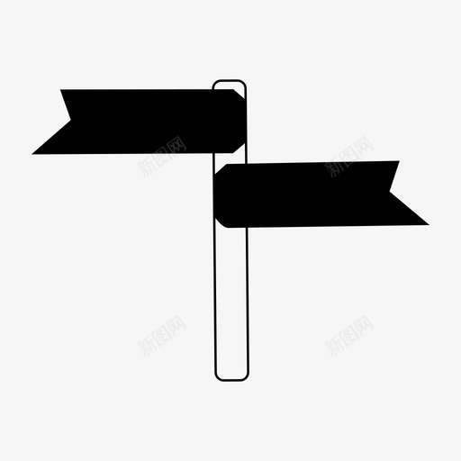 方向指针标志图标svg_新图网 https://ixintu.com 指针 方向 标志 标杆