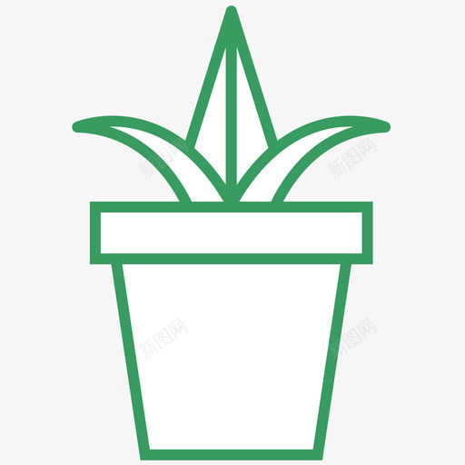 plant-8svg_新图网 https://ixintu.com plant-8 单色 可爱 简约 精美