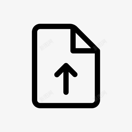 上传文件云文档图标svg_新图网 https://ixintu.com 上传文件 云 文档