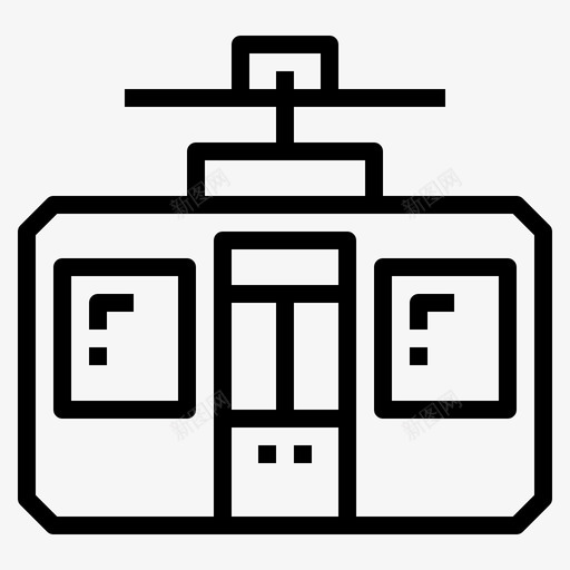 缆车船舱缆车舱图标svg_新图网 https://ixintu.com 交通工具 滑雪场 缆车 缆车舱 船舱