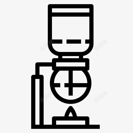 虹吸咖啡机蒸发蒸汽图标svg_新图网 https://ixintu.com 蒸发 蒸汽 虹吸咖啡机