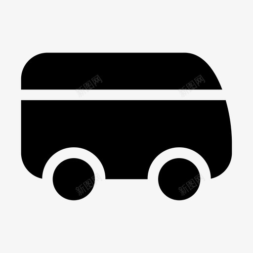旅行车旅行度假图标svg_新图网 https://ixintu.com 度假 旅行 旅行车